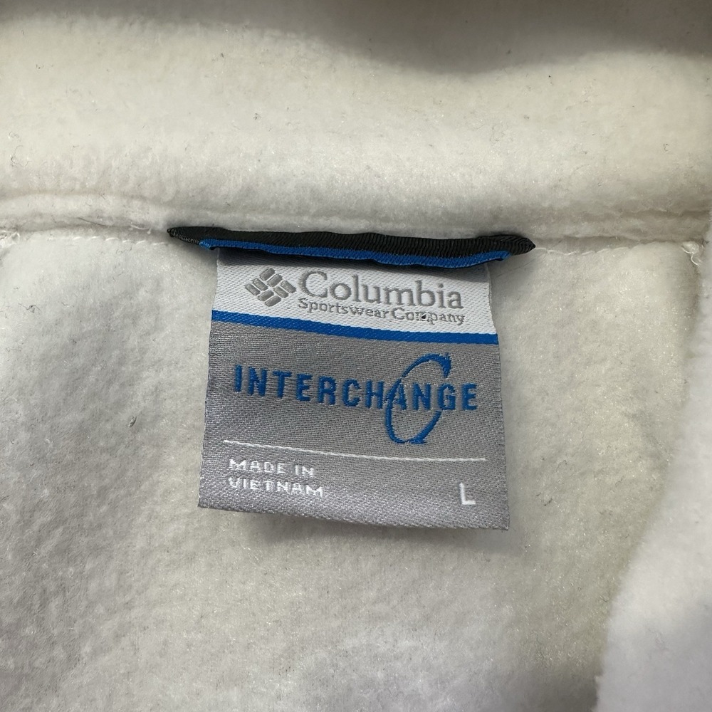 Columbia Jacket Womens L Grey 3 in 1 Interchange Waterproof Fleece Lined - Picture 3 of 14
